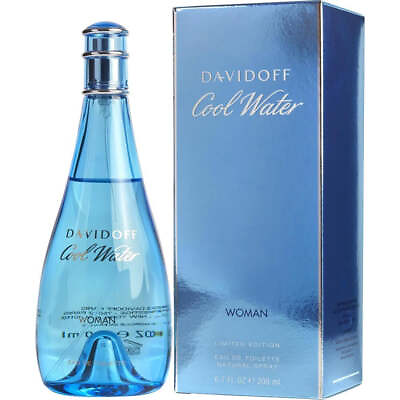 #ad #ad Cool Water by Davidoff perfume for women EDT 6.7 6.8 oz New in Box $38.00