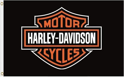 #ad Harley Davidson Logo 3x5 ft Flag 2 Sided FREE Shipping $13.99