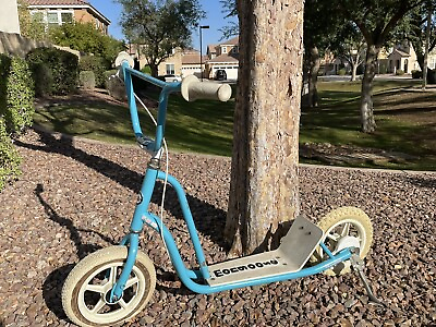 #ad #ad Vintage Super 1987 Mongoose Teal Blue CR MO 4130 Miniscoot Scooter 1980s BMX $840.00