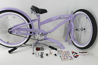 JoyStar BIKE047pl 20 Purple Single Speed 20 In Beach Cruiser Bike for Girls $115.07