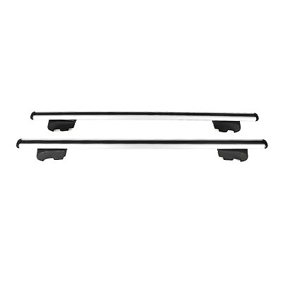 #ad Car Roof Rack Cross Bars Luggage Carrier Lockable 47quot; 2 Pieces Aluminum Silver $139.99