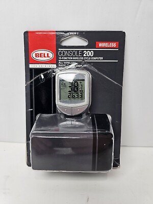 New Sealed Bell Bike Cycle Wireless Console 200 15 Function Computer Backlit $14.99