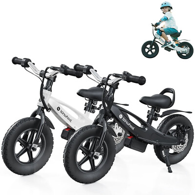 #ad #ad isinwheel SK12 2 in 1 Electric Bike For Kids Ages 3 8 150W 12#x27;#x27; Outdoor Bicycles $169.99