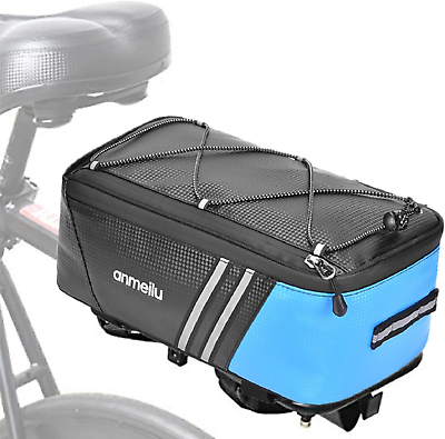 #ad #ad Bike Rack Bag Bike Bags for Bicycle Back Seat Rear Rack Panniers for Saddle Lugg $25.79
