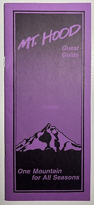 #ad Mt Hood Guest Guide One Mountain For All Seasons Oregon OR $12.83