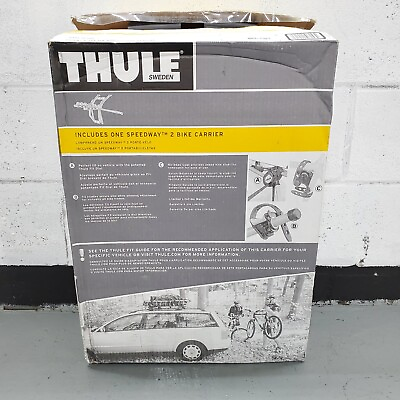 #ad Thule Speedway 961 XT 2 Bike Rack  Fits most cars without spoilers $100.00