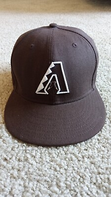#ad Arizona Diamondbacks New Era 59FIFTY Fitted 7 1 2 Hat Brown Dbacks Baseball Cap $16.29