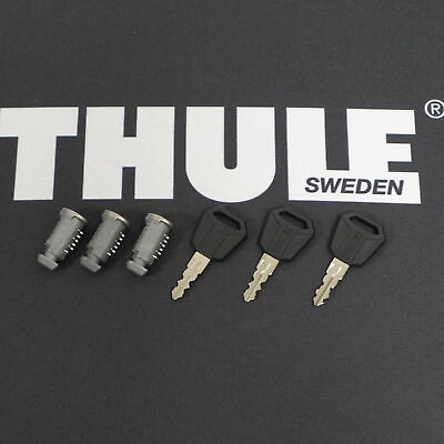 #ad Thule 3x Ersatzschlüssel Schloß Premium N237 für Dachträger Boxen Fahrradträger EUR 29.55