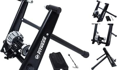 #ad Bike Trainer Stand Steel Bicycle Exercise Magnetic Stand with Front Wheel $148.09