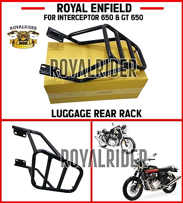 #ad Fits Royal Enfield LUGGAGE REAR RACK For Interceptor 650 amp; GT 650 $58.50