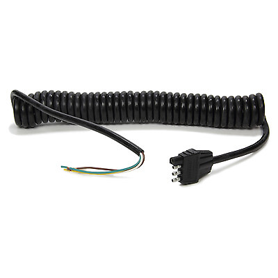 Reese 4 Flat Trailer End Conne ctor 11ft Long Coiled 54000 026 $57.11