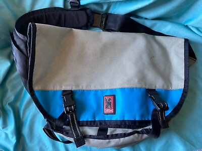 #ad Chrome Industries CITIZEN Messenger Sling Bag Gray Blue Cycling Commuting USA se $73.00