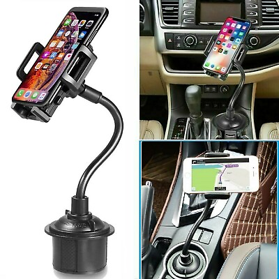 #ad #ad Universal Car Mount Adjustable Gooseneck Cup Holder Cradle for Cell Phone iPhone $5.99