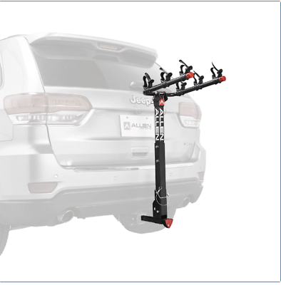 #ad Allen Sports Deluxe 3 Bicycle Hitch Mounted Bike Rack Carrier 532QR $154.84