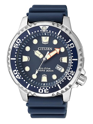 #ad Citizen Promaster Diver Men#x27;s Eco Drive Watch BN0151 17L NEW $174.00
