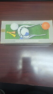 #ad #ad Star Case Golf Ball Monogrammer NIB Does 3 Letters with Simple Press Handle $9.99