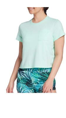 #ad #ad DSG Women#x27;s Must Have Cropped T Shirt XS Frosted Mint DAW11132 $7.20