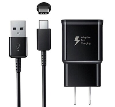 Fast Wall Charger USB Type C Cable For Samsung Galaxy S21 S22 S23 Plus Ultra B $5.99