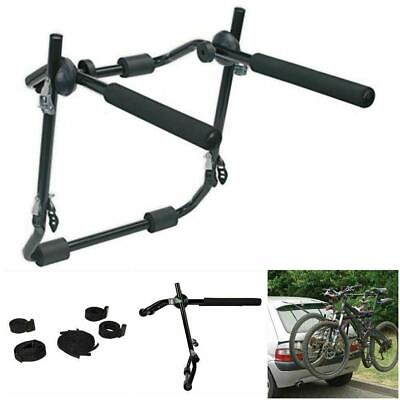 #ad 2 BICYCLE BIKE CAR CYCLE CARRIER RACK UNIVERSAL FITTING SALOON HATCHBACK ESTATE GBP 23.99