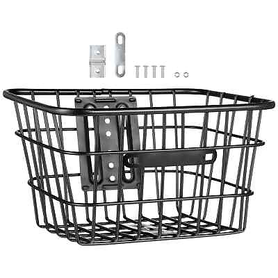 #ad Bike Basket Bicycle Rack Front Rear Baskets Racks Bikes Cycling Pouch Luggage $27.59