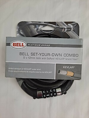 #ad Bell Platinum Series Set Your Own Combo 5’ x 12mm Bike Lock. New. $12.49