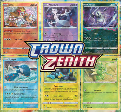 #ad Pokemon TCG SWSH Crown Zenith Choose Your Card Holo Reverse Holo Ultra $3.99
