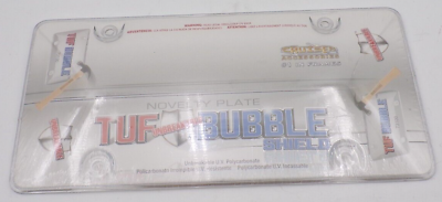 #ad Novelty Plate Cover Tuf Unbreakable Bubble Shield 73100 Cruiser Accessories $6.99