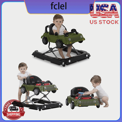 #ad 3 In 1 Activity Center Baby Walker Toy Car Boys Girls Jeep Wrangler Classic New $70.60