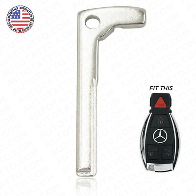 #ad New Replacement Smart Remote Car Fob Uncut Key Blade Insert for Mercedes Benz $10.99