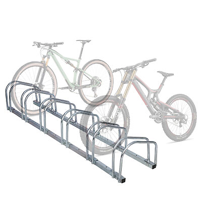 #ad #ad 1 6 Rack Bike Bycicle Floor Stand Bike Parking Rack Adjustable Bicycle Storage $43.58