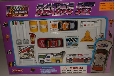 #ad 1990#x27;s Kmart Realtoy Racing Car Gift Set #2 $29.95
