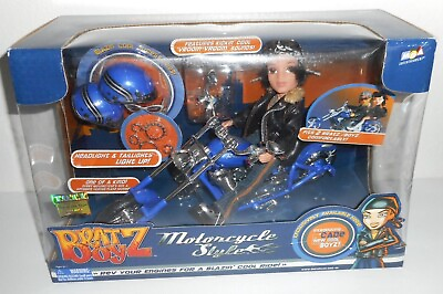 #ad #ad Bratz Boy Motorcycle Vehicle with CADE Doll amp; Blazin Cool Accessories TOTY 2003 $109.99
