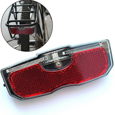 #ad Bike Cycling Bicycle Rear Reflector Led Tail Light Fit for Luggage Rack Acces $9.49