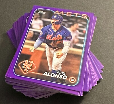 #ad #ad 2024 Topps Series One 1 Meijer Purple Parallel Cards You Pick From List $1.99