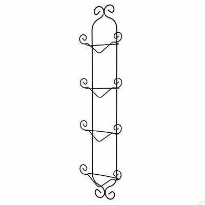 #ad Economy 4 Tier Black Vertical Plate Wall Rack $46.25