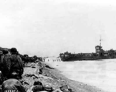 #ad American Troops Landing on Omaha Beach D Day Invasion 8x10 WWII Photo 178a $7.43