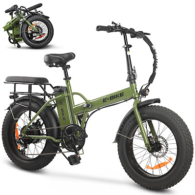 #ad Axiniu 20quot; E Bike 850W 36V Fat Tire Electric Folding Bike City Bicycle $559.99