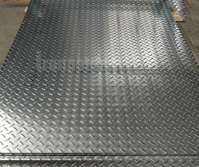 #ad #ad 24quot; x 96quot; Aluminum Diamond Plate Sheet 0.04in Thick Trailer Garages 3003 $135.00