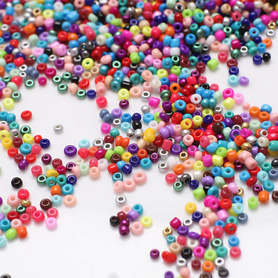 #ad #ad 500 pcs 3mm Charm Czech Glass Seed Beads For DIY Jewelry Making Accessories $2.02