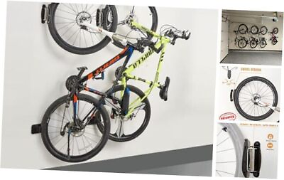 #ad Swivel Double Bearing Design Bike Rack Wall Mount Bicycles 2 Pack Storage $111.06