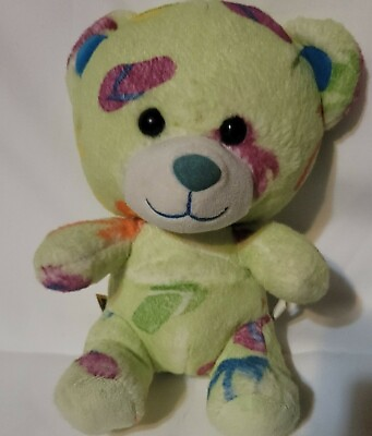 #ad #ad Smallfrys Flip Flop Green Teddy Bear Build A Bear Plush BAB Stuffed Animal 8quot; $19.00