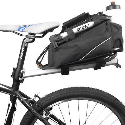 #ad #ad BV Bike Rear Carrier Trunk Bag 10.13L with Shoulder Strap Multi Compartments $27.72