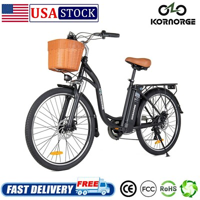 #ad 26quot; Electric Bike City 350W 6 Speed Electric Bicycle E Bike Mountain For Adult $699.89