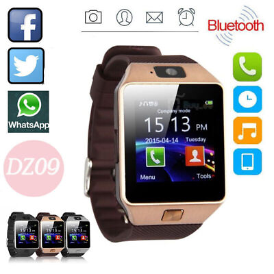 #ad Bluetooth Smart Watch w Camera Waterproof Phone Mate For Android Samsung iPhone $10.99
