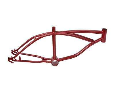 #ad VINTAGE ​LOWRIDER 16quot; Bicycle Bike Frame Metallic Red. $77.79