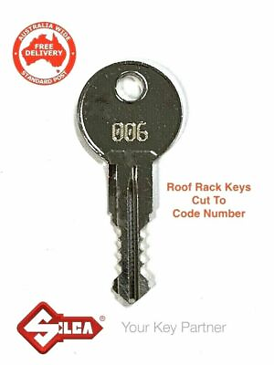 Volvo BMW Roof Box Keys Ski Rack Pod Lock Key Cut To Code Number Free Post AU $13.50