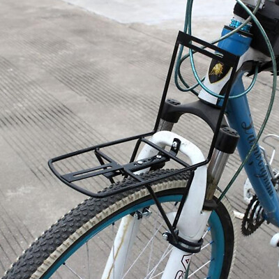 #ad Bicycle Front Rack Steel Carrier Bracket Bike Kickstand Shelf $21.60