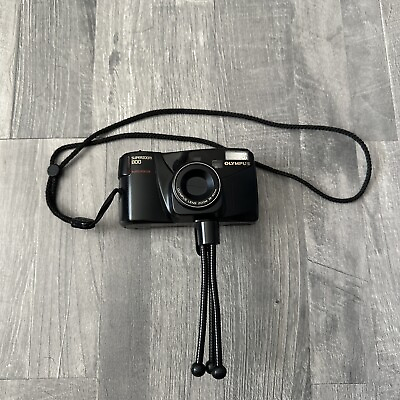#ad Olympus Superzoom 800 Car Focus Compact Camera w Camera Holder $61.00