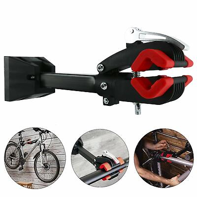 #ad 1X Foldable Heavy Duty Wall Mount Bicycle Repair Stand Holder Rack Clamp Stand $29.99