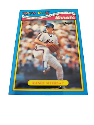 #ad #ad 1988 Topps Toys R Us Rookies Randy Myers Baseball Card 21 New York Mets F $1.44